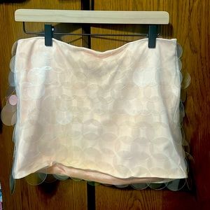 Jonathan Simkhai size 8 NWT pink sequins skirt.